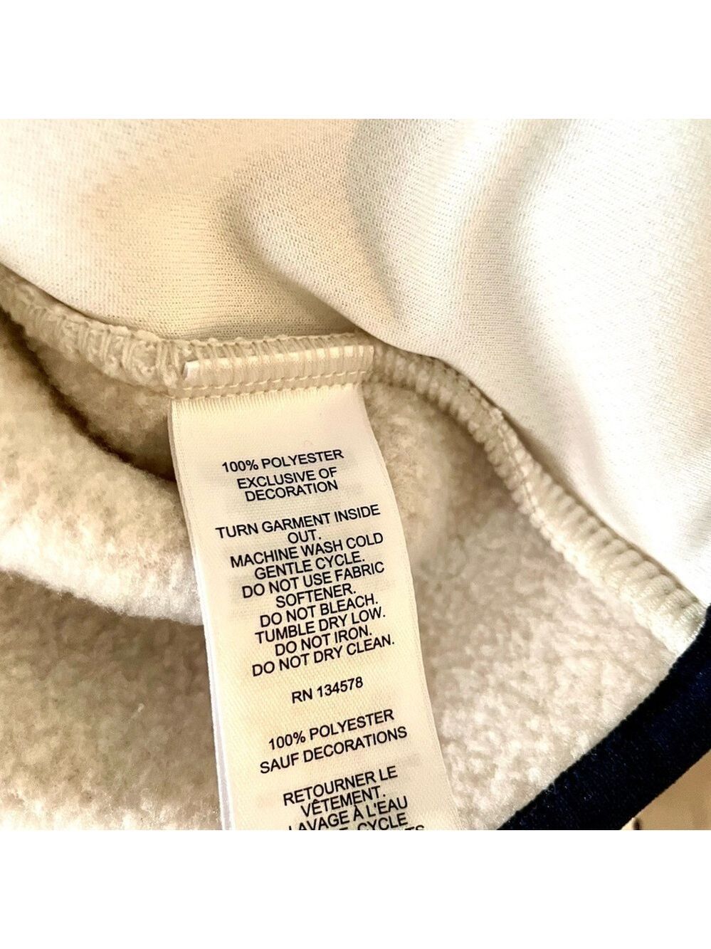 Vineyard Vines Outerwear Sherpa Half-Zip Men’s (Unisex) Pullover Jacket,… - Picture 6 of 9
